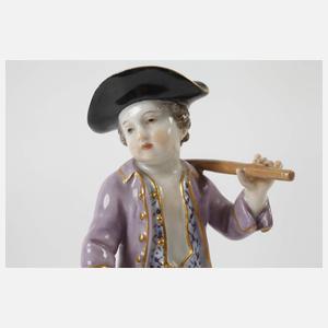 Meissen "Gärtnerkind mit Hacke und Korb"