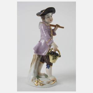 Meissen "Gärtnerkind mit Hacke und Korb"