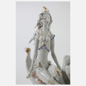 Meissen Wandplastik "Kahnfahrt"