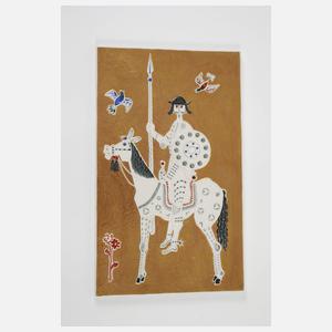 Meissen Reliefplatte "Don Quichotte"