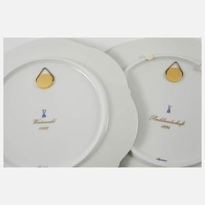 Meissen Sammlung Wandteller "Großer Ausschnitt"
