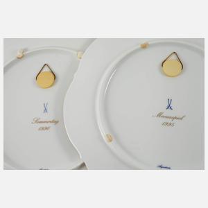 Meissen Sammlung Wandteller "Großer Ausschnitt"