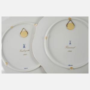 Meissen Sammlung Wandteller "Großer Ausschnitt"