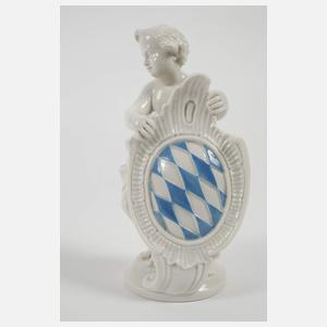 Nymphenburg "Putto mit bayerischem Wappen"