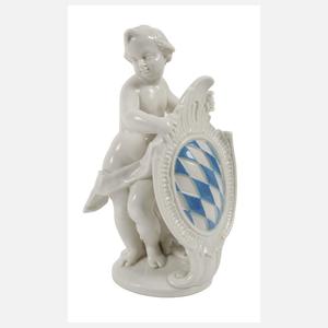 Nymphenburg "Putto mit bayerischem Wappen"