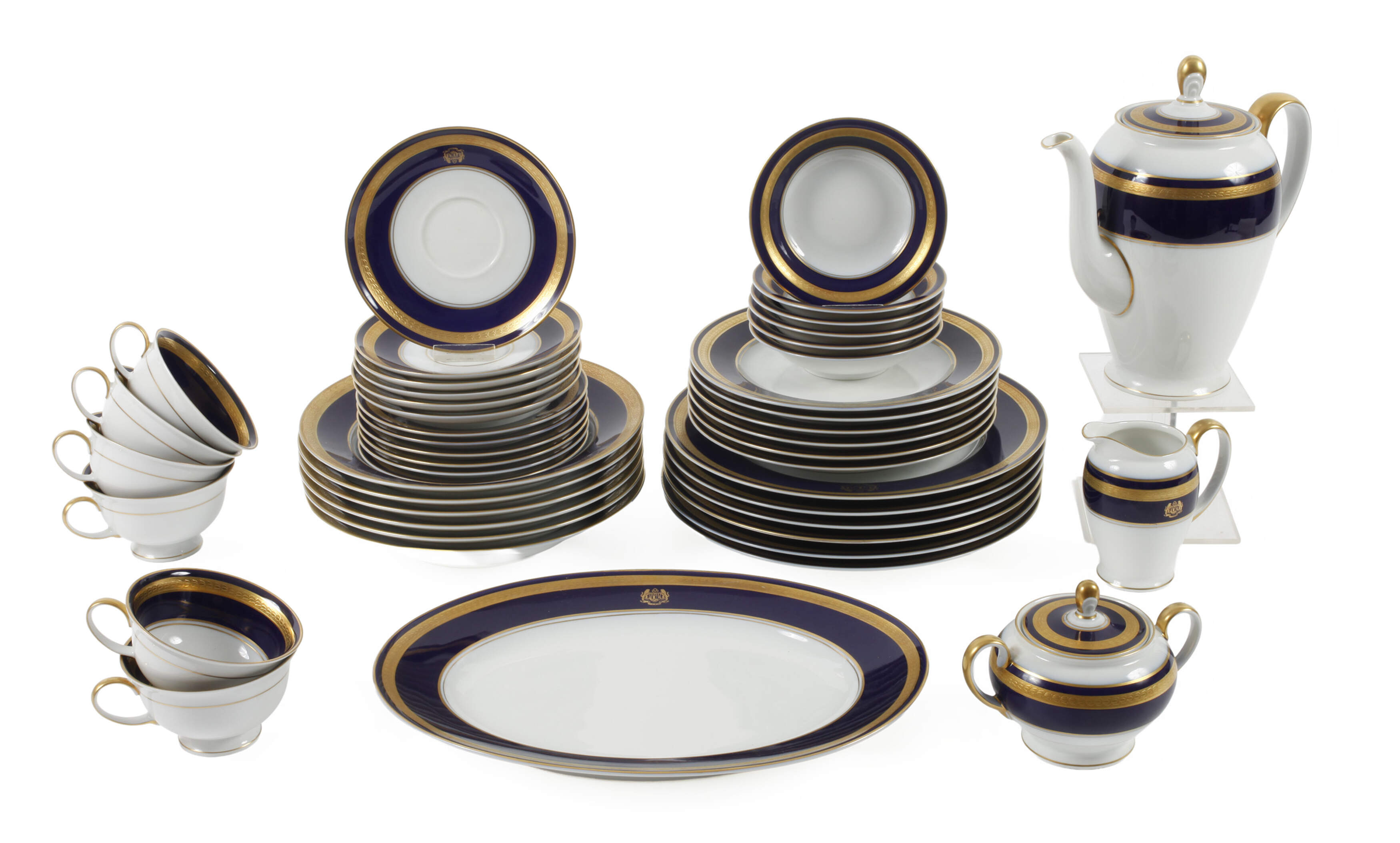 Rosenthal Prunkservice mit malaysischem Wappen