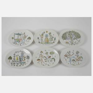 Rosenthal Früchteset "Die Liebenden"