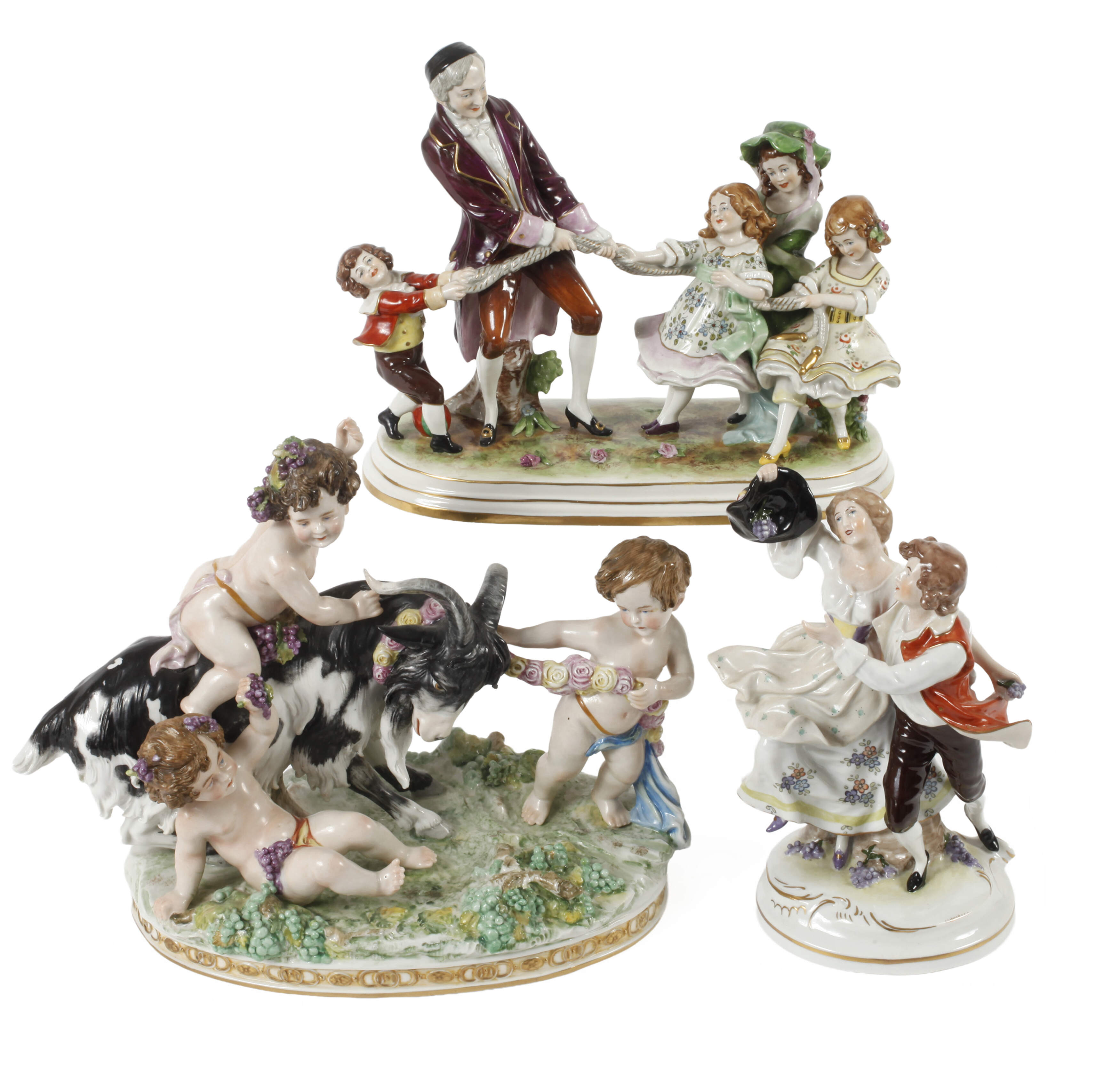 Scheibe-Alsbach Konvolut Figurengruppen