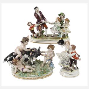 Scheibe-Alsbach Konvolut Figurengruppen