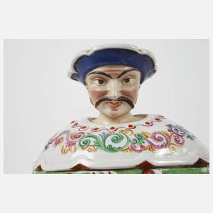 Figürlicher Tabaktopf als Chinese