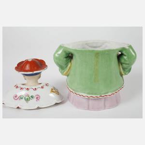 Figürlicher Tabaktopf als Chinese