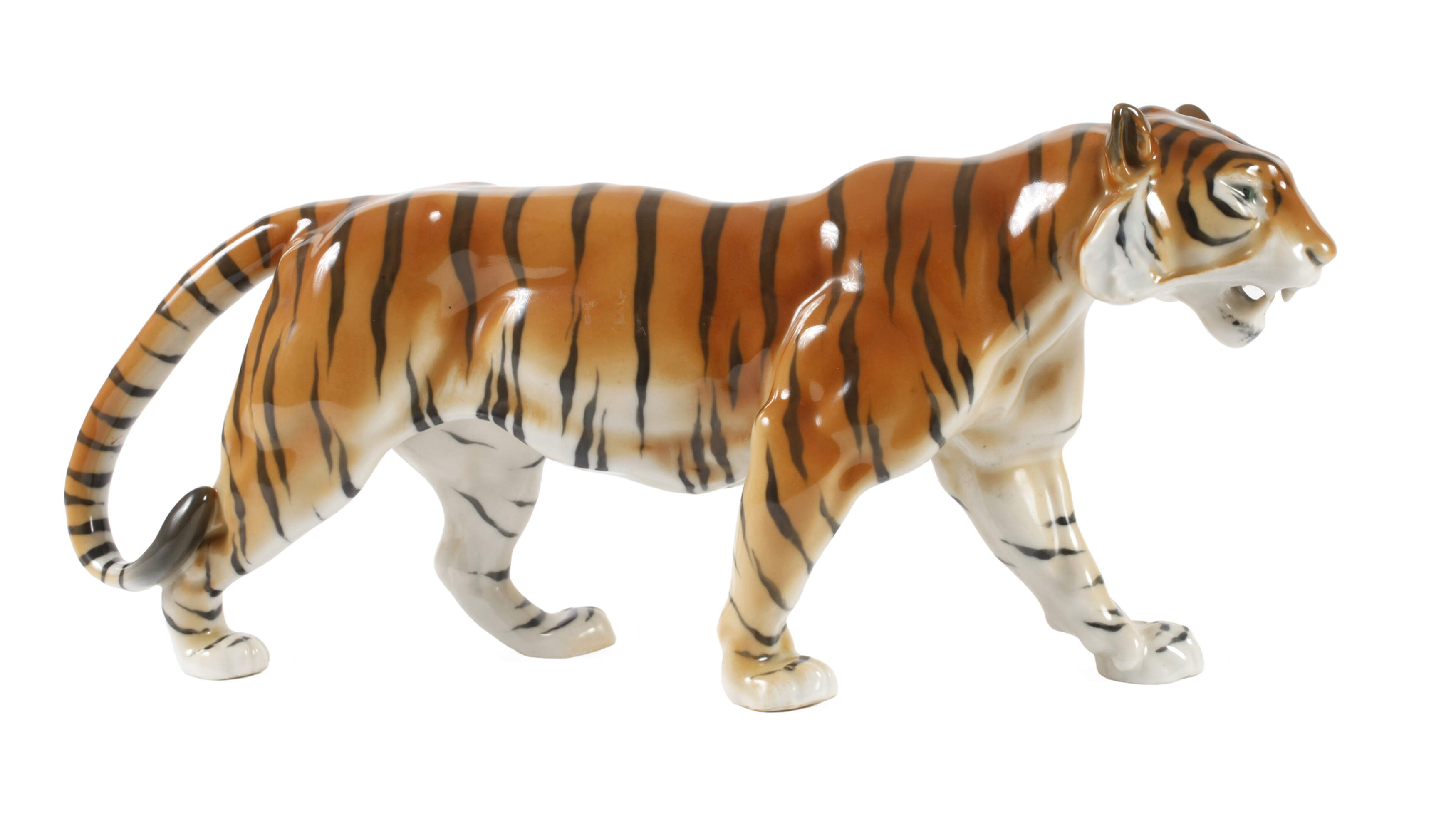 Karl Ens Volkstedt schreitender Tiger