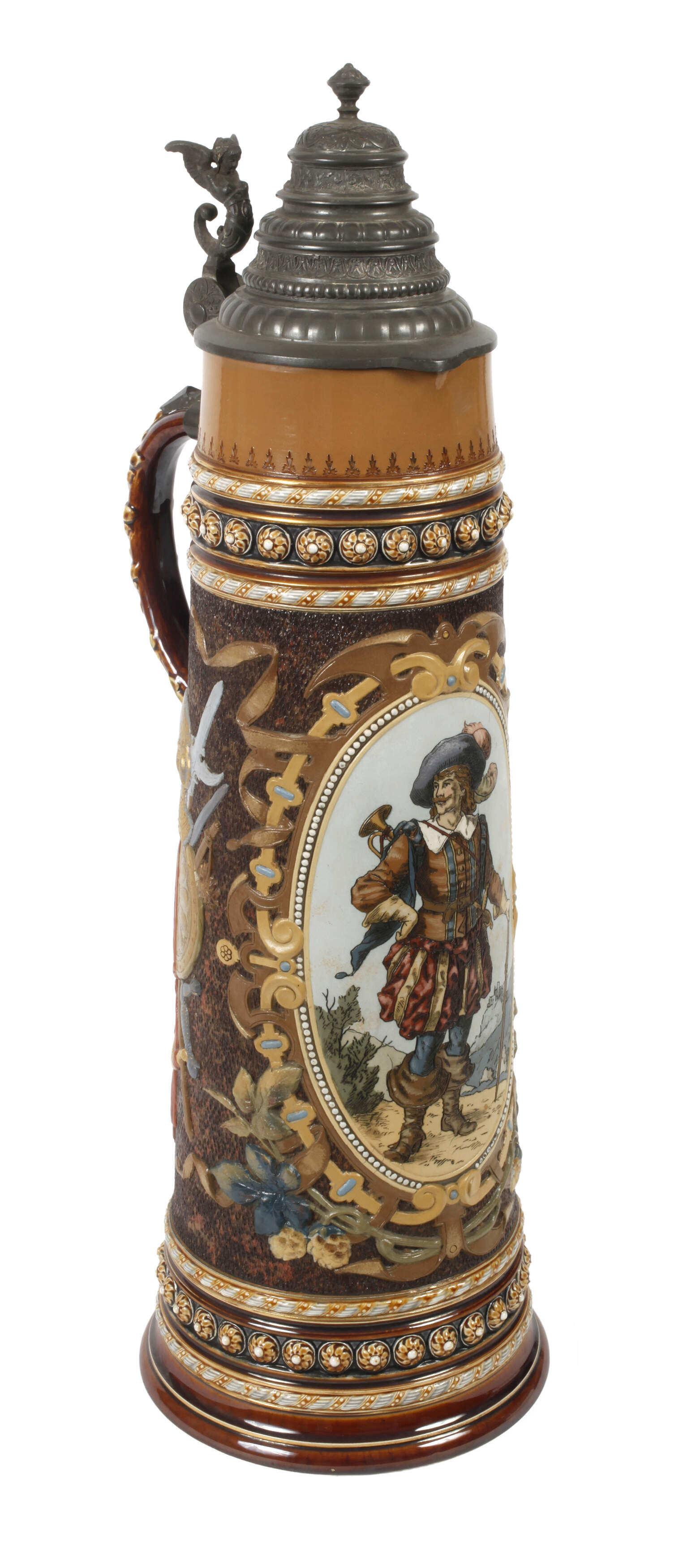 Villeroy & Boch übergroßer Bierkrug Historismus
