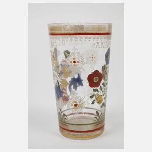 Fritz Heckert Becherglas "Com de Stolberg"