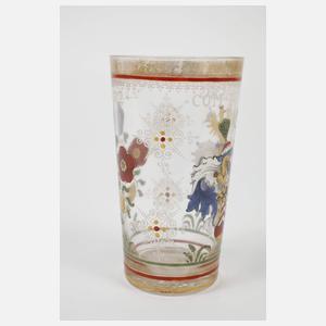 Fritz Heckert Becherglas "Com de Stolberg"