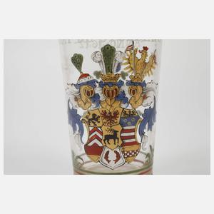 Fritz Heckert Becherglas "Com de Stolberg"