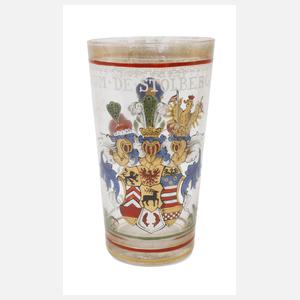 Fritz Heckert Becherglas "Com de Stolberg"