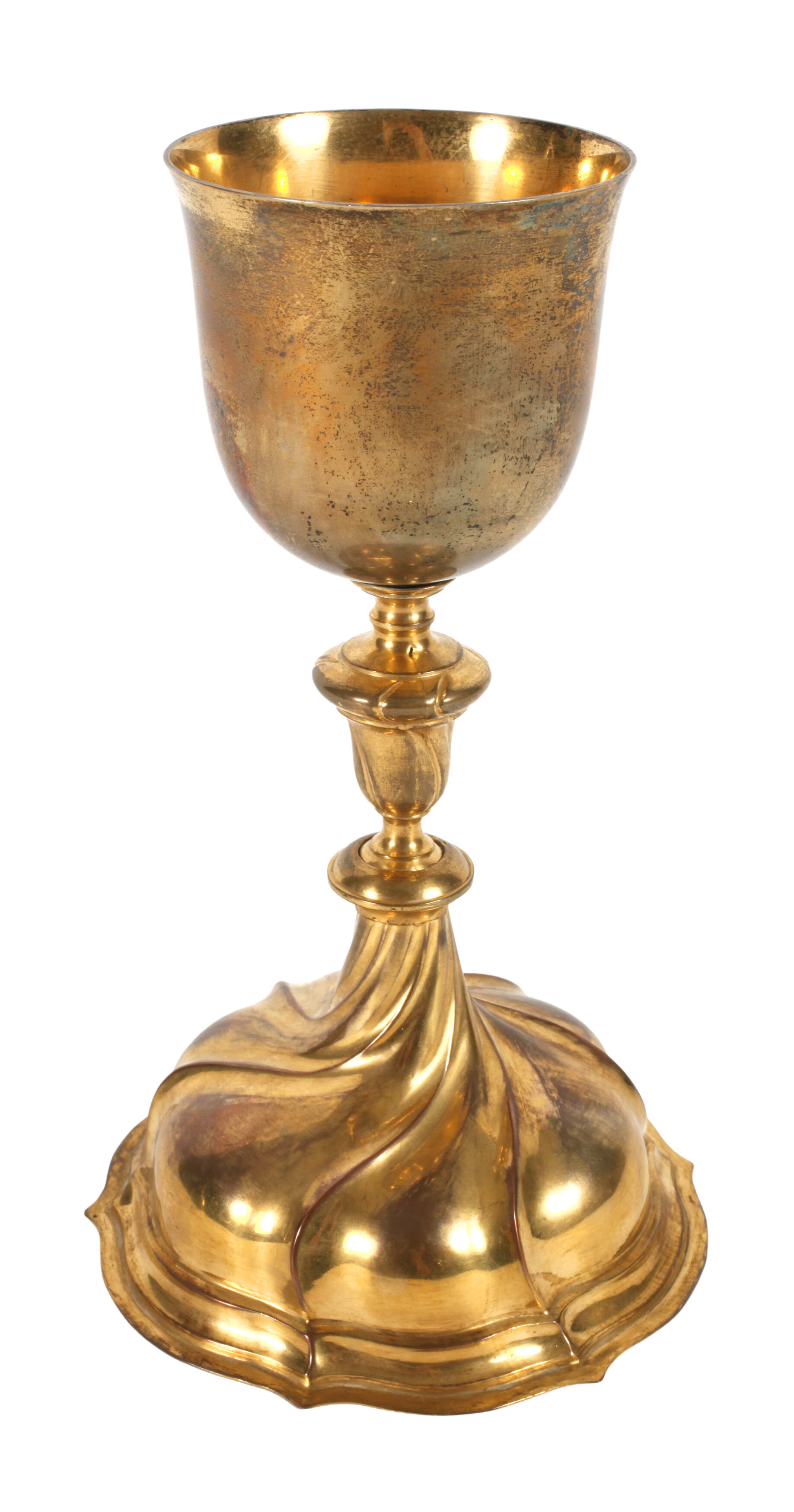 Barocker Messkelch mit Silberkuppa
