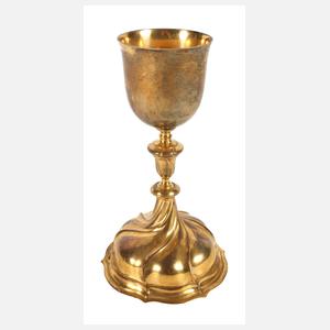 Barocker Messkelch mit Silberkuppa