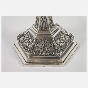 Feiner Silber-Deckelpokal 1852