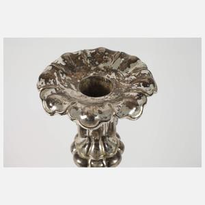 Silber Kerzenleuchter Spätbiedermeier