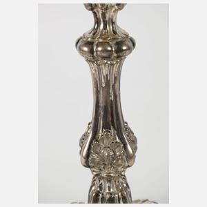 Silber Kerzenleuchter Spätbiedermeier