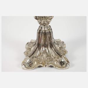 Silber Kerzenleuchter Spätbiedermeier