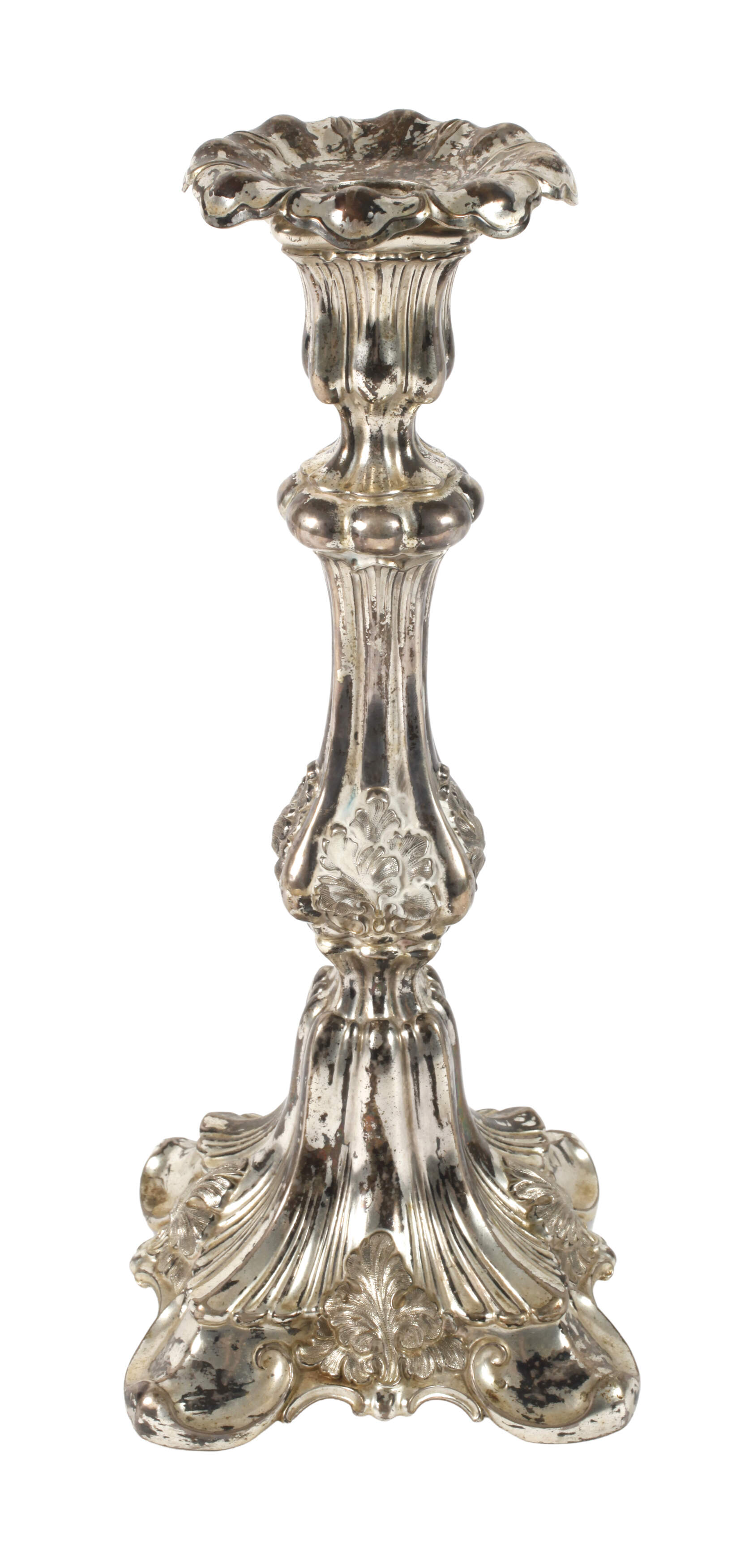 Silber Kerzenleuchter Spätbiedermeier