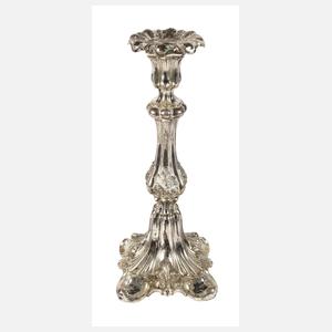 Silber Kerzenleuchter Spätbiedermeier
