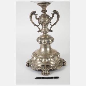 Silber großer Tafelaufsatz Historismus