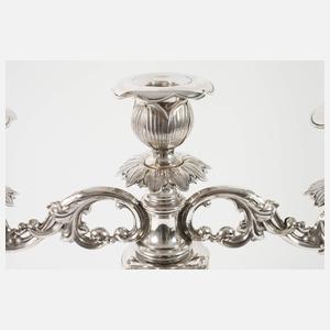 Silber großer Tafelleuchter