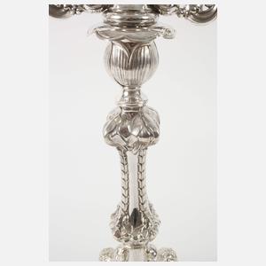 Silber großer Tafelleuchter