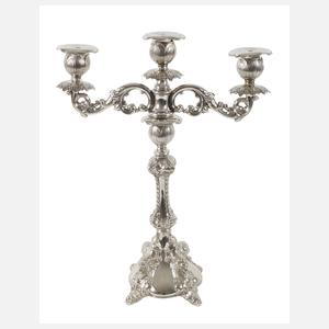 Silber großer Tafelleuchter