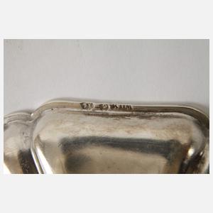 Silbertazza aus Adelsbesitz