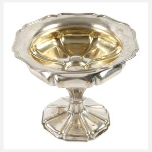 Silbertazza aus Adelsbesitz