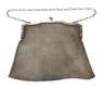 Silberne Abendtasche