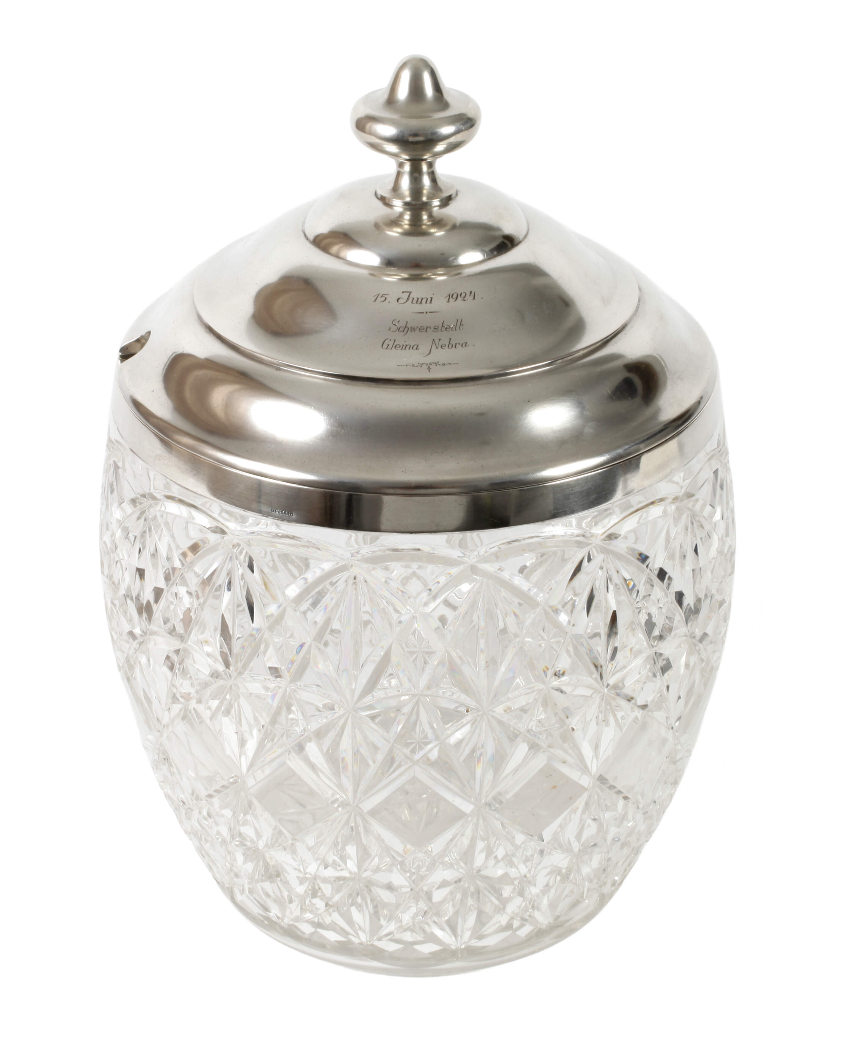 Bowle mit Silbermontur