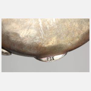 Sammlung Puderdosen Silber