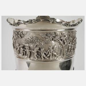 Silber Stand-Sektkühler Historismus