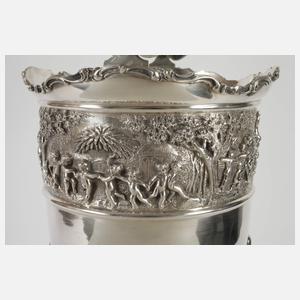 Silber Stand-Sektkühler Historismus