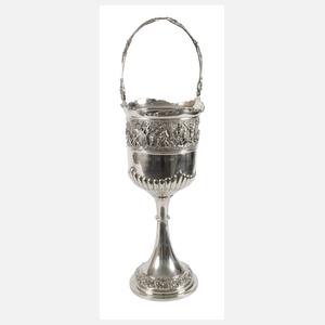 Silber Stand-Sektkühler Historismus