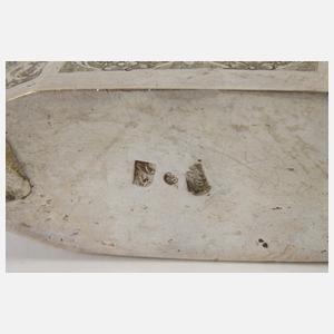 Drei persische Flaschen mit Silbermontur