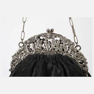 Handtasche mit Silbermontur