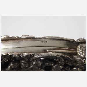 Handtasche mit Silbermontur
