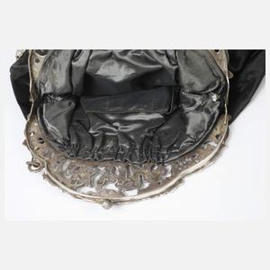 Handtasche mit Silbermontur