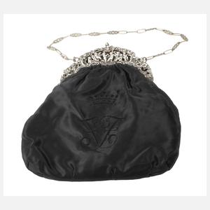 Handtasche mit Silbermontur
