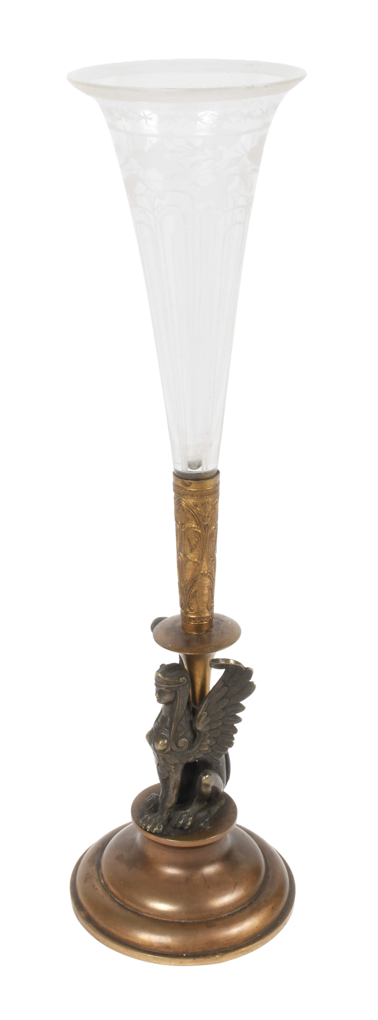 Kleine Vase mit Sphinx