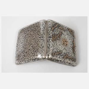 Silber Zigarettenetui Niellosilber