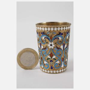 Vermeil Schnapsbecher Russland