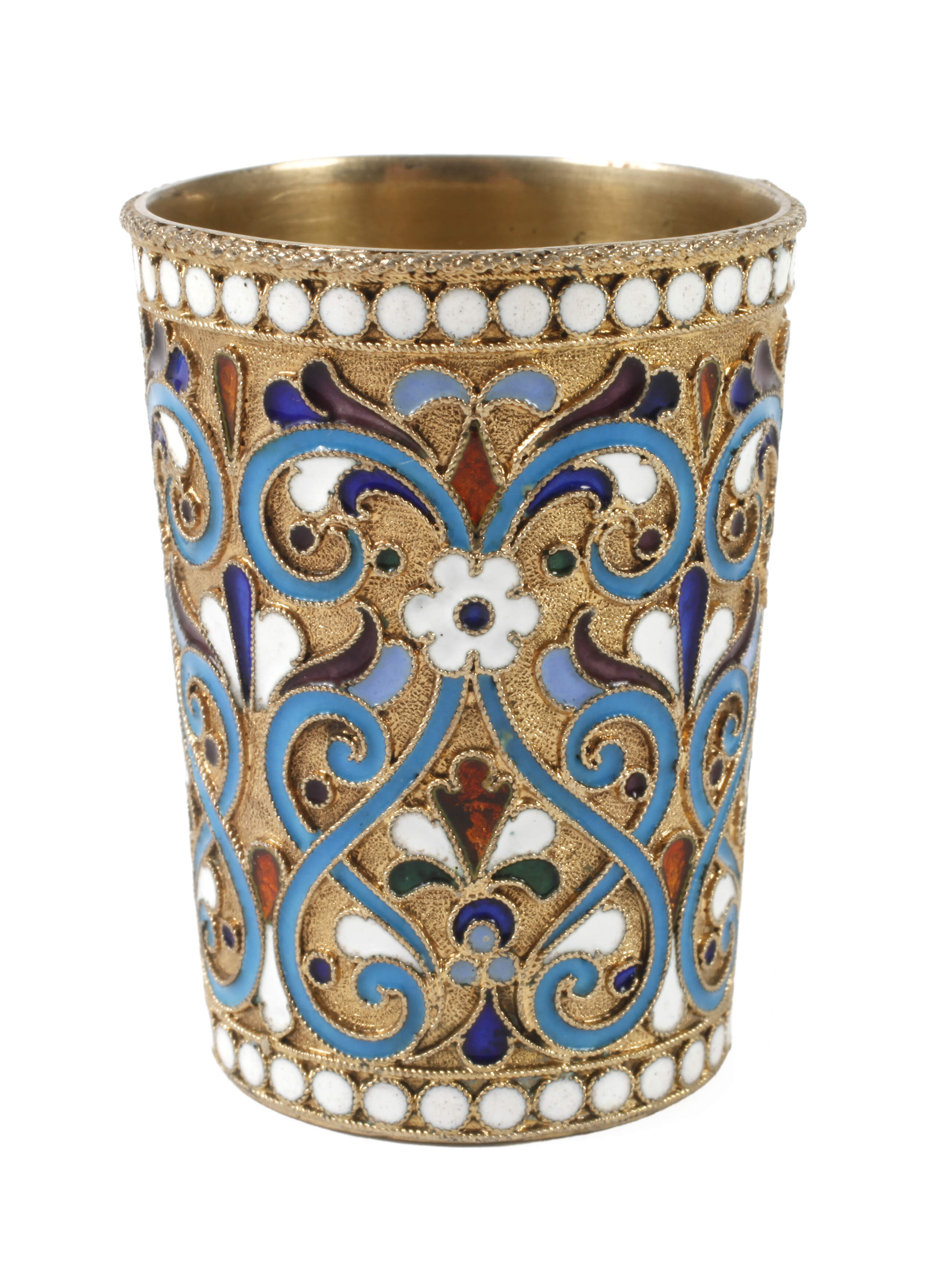 Vermeil Schnapsbecher Russland